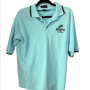 vintage Pacific blue men’s extra large golf shirt Vero beach logo